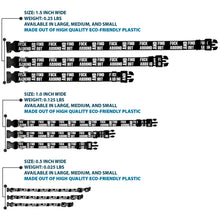 Load image into Gallery viewer, Plastic Clip Collar - FAFO FUCK AROUND AND FIND OUT Bold Black/White