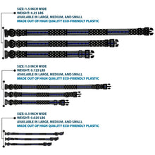 Load image into Gallery viewer, Plastic Clip Collar - FAFO FUCK AROUND AND FIND OUT Thin Blue Line Flag
