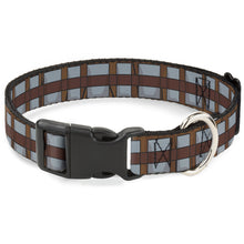 Load image into Gallery viewer, Plastic Clip Collar - Star Wars Chewbacca Bandolier Bounding Browns/Gray