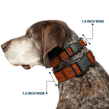 Load image into Gallery viewer, Plastic Clip Collar - Willy Wonka and the Chocolate Factory WONKA Chocolate Bar Browns