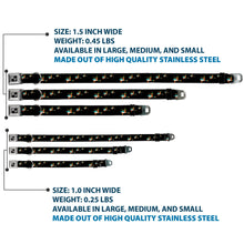 Load image into Gallery viewer, Dog Bone Seatbelt Buckle Collar - Flying Mallards Black