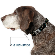 Load image into Gallery viewer, Dog Bone Seatbelt Buckle Collar - Flying Mallards Black