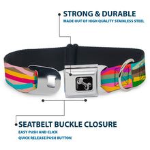 Load image into Gallery viewer, Dog Bone Seatbelt Buckle Collar - Geometric10 Multi Color