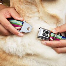 Load image into Gallery viewer, Dog Bone Seatbelt Buckle Collar - Geometric10 Multi Color