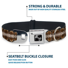 Load image into Gallery viewer, Dog Bone Seatbelt Buckle Collar - Snake Skin 2