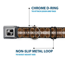 Load image into Gallery viewer, Dog Bone Seatbelt Buckle Collar - Snake Skin 2