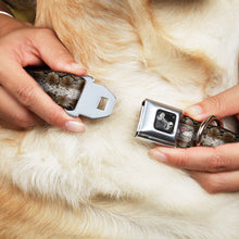 Load image into Gallery viewer, Dog Bone Seatbelt Buckle Collar - Snake Skin 2