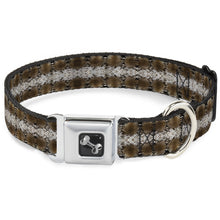 Load image into Gallery viewer, Dog Bone Seatbelt Buckle Collar - Snake Skin 2