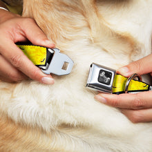 Load image into Gallery viewer, Dog Bone Seatbelt Buckle Collar - Taco/Chevron Black/White