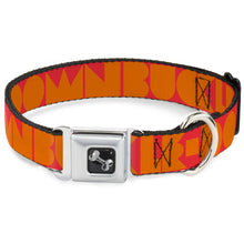 Load image into Gallery viewer, Dog Bone Seatbelt Buckle Collar - BUCKLE-DOWN Shapes Red/Orange
