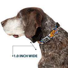 Load image into Gallery viewer, Dog Bone Seatbelt Buckle Collar - Cali License Plates Stacked