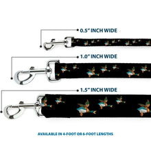 Load image into Gallery viewer, Dog Leash - Flying Mallards Black