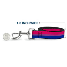 Load image into Gallery viewer, Dog Leash - Flag Bisexual Pink/Purple/Blue