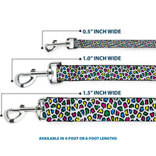 Load image into Gallery viewer, Dog Leash - Leopard White/Multi Color