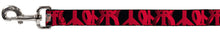 Load image into Gallery viewer, Dog Leash - Peace Dots Black/Fuchsia