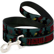 Load image into Gallery viewer, Dog Leash - ZOMBIE KILLER Zombie March Green/Red/Black