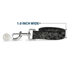 Load image into Gallery viewer, Dog Leash - BD Logo Scattered Black/Gray