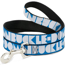 Load image into Gallery viewer, Dog Leash - BUCKLE-DOWN Shapes Turquoise/White