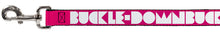 Load image into Gallery viewer, Dog Leash - BUCKLE-DOWN Shapes Hot Pink/White