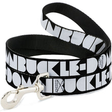 Load image into Gallery viewer, Dog Leash - BUCKLE-DOWN Shapes Black/White