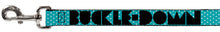 Load image into Gallery viewer, Dog Leash - BUCKLE-DOWN Shapes Dot Turquoise/White/Black