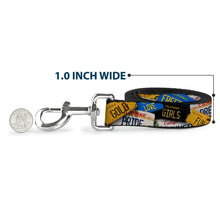Load image into Gallery viewer, Dog Leash - Cali License Plates Stacked
