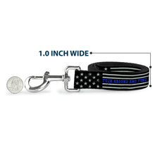 Load image into Gallery viewer, Dog Leash - FAFO FUCK AROUND AND FIND OUT Thin Blue Line Flag