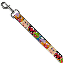 Load image into Gallery viewer, Dog Leash - Muppets Faces CLOSE-UP Black