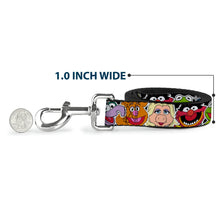 Load image into Gallery viewer, Dog Leash - Muppets Faces CLOSE-UP Black