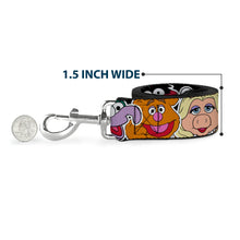 Load image into Gallery viewer, Dog Leash - Muppets Faces CLOSE-UP Black