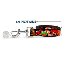 Load image into Gallery viewer, Dog Leash - Muppets Faces Black