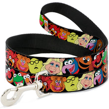 Load image into Gallery viewer, Dog Leash - Muppets Faces Black