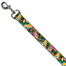Load image into Gallery viewer, Dog Leash - Alice &amp; Cheshire Cat Poses/Flowers