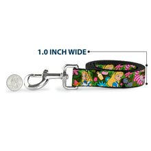 Load image into Gallery viewer, Dog Leash - Alice &amp; Cheshire Cat Poses/Flowers