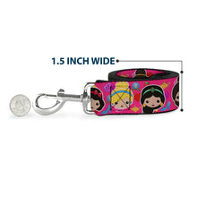 Load image into Gallery viewer, Dog Leash - Alice &amp; Cheshire Cat Poses/Flowers