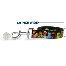 Load image into Gallery viewer, Dog Leash - Muppets 20-Character Group Pose Greens