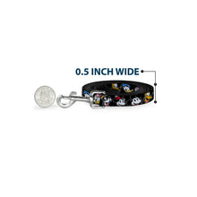 Load image into Gallery viewer, Dog Leash - Disney The Sensational Six Smiling Faces Black