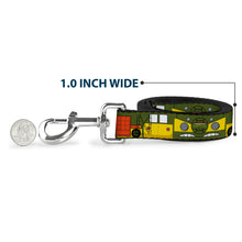 Load image into Gallery viewer, Dog Leash - Classic TMNT Ninja Turtles Party Van All Sides Green/Yellow/Orange