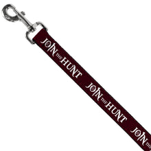 Load image into Gallery viewer, Dog Leash - Supernatural JOIN THE HUNT/Symbols Scattered Reds/White