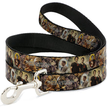 Load image into Gallery viewer, Dog Leash - SUPERNATURAL 4-Character Saintly Icons/Skull &amp; Roses