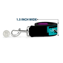 Load image into Gallery viewer, Dog Leash - Supernatural SAVING PEOPLE-HUNTING THINGS-FAMILY BUSINESS Blocks Black/Teal/Gold/Purple/White
