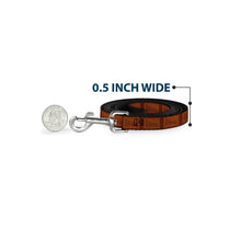 Load image into Gallery viewer, Dog Leash - Willy Wonka and the Chocolate Factory WONKA Chocolate Bar Browns