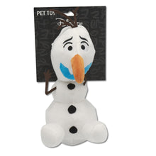 Load image into Gallery viewer, Dog Toy Squeaker Plush - Frozen Olaf Surprised Sitting Pose