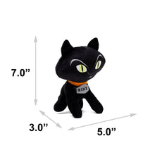 Load image into Gallery viewer, Dog Toy Squeaker Plush - Hocus Pocus Binx Cat Sitting Pose