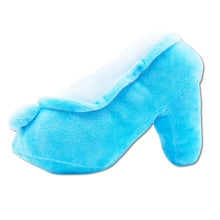 Load image into Gallery viewer, Dog Toy Squeaker Plush - Cinderella Slipper Replica Light Blue