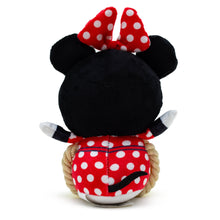 Load image into Gallery viewer, Dog Toy Squeaker Plush with Rope - Disney Minnie Mouse Chibi Sitting Pose