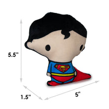 Load image into Gallery viewer, Dog Toy Plush - Chibi Superman Standing Pose