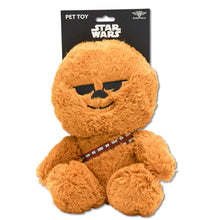 Load image into Gallery viewer, Dog Toy Squeaker Plush - Star Wars Chibi Chewbacca Sitting Pose