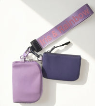 Load image into Gallery viewer, The Iris Pouch Wristlet (#8049-2) Trendy Minimalist Purse - By Iris &amp; Rainbow