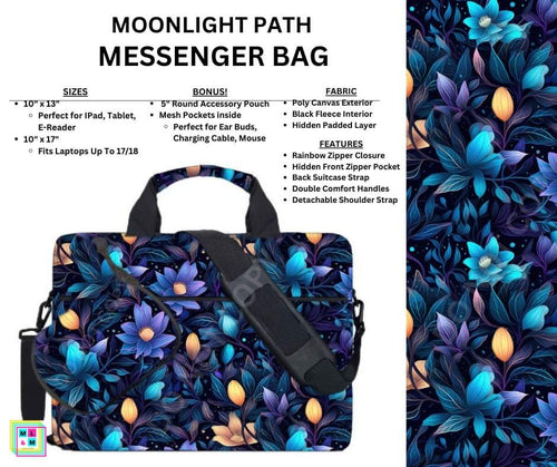 Moonlight Path Messenger Bag by ML&M